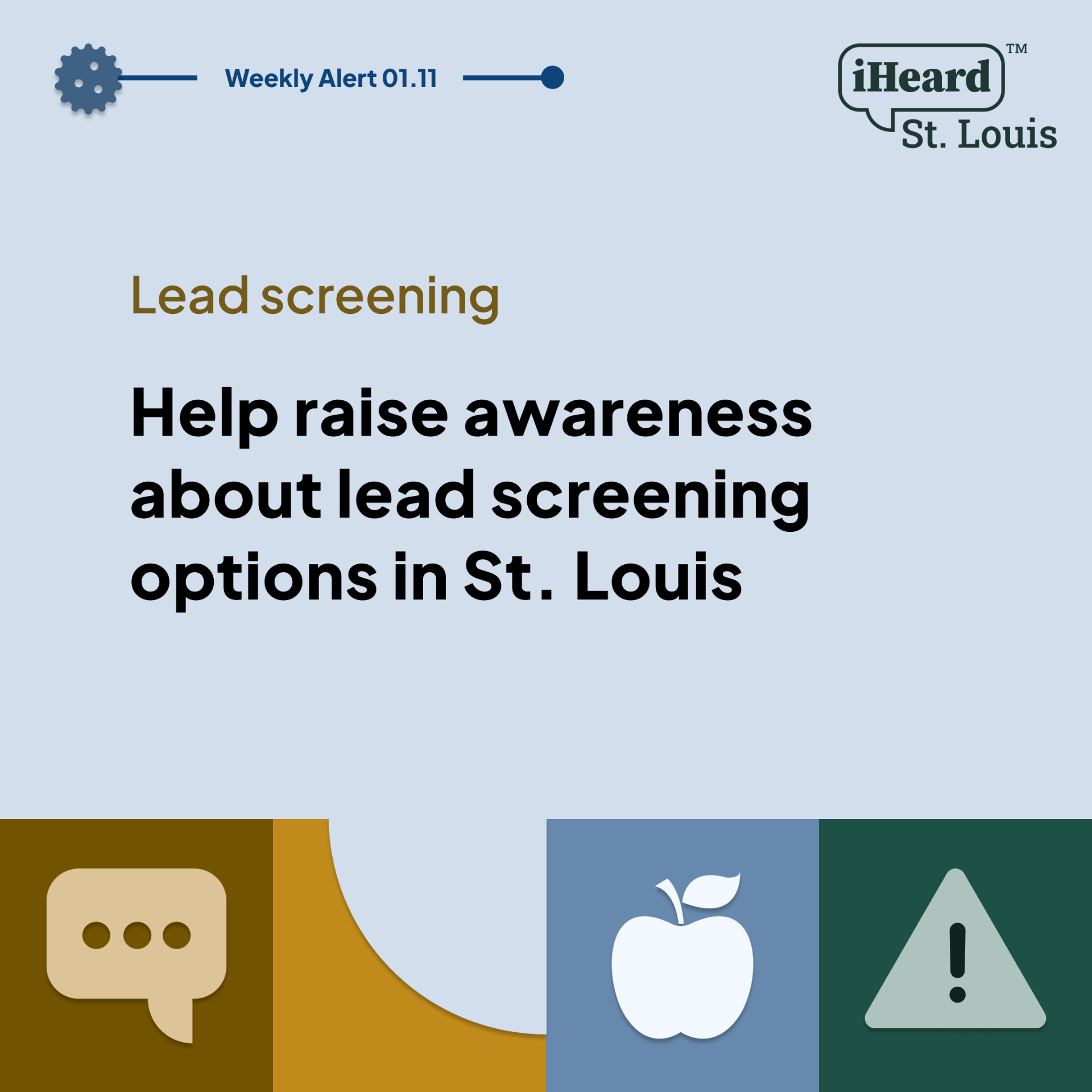 Help raise awareness about lead screening options in St. Louis