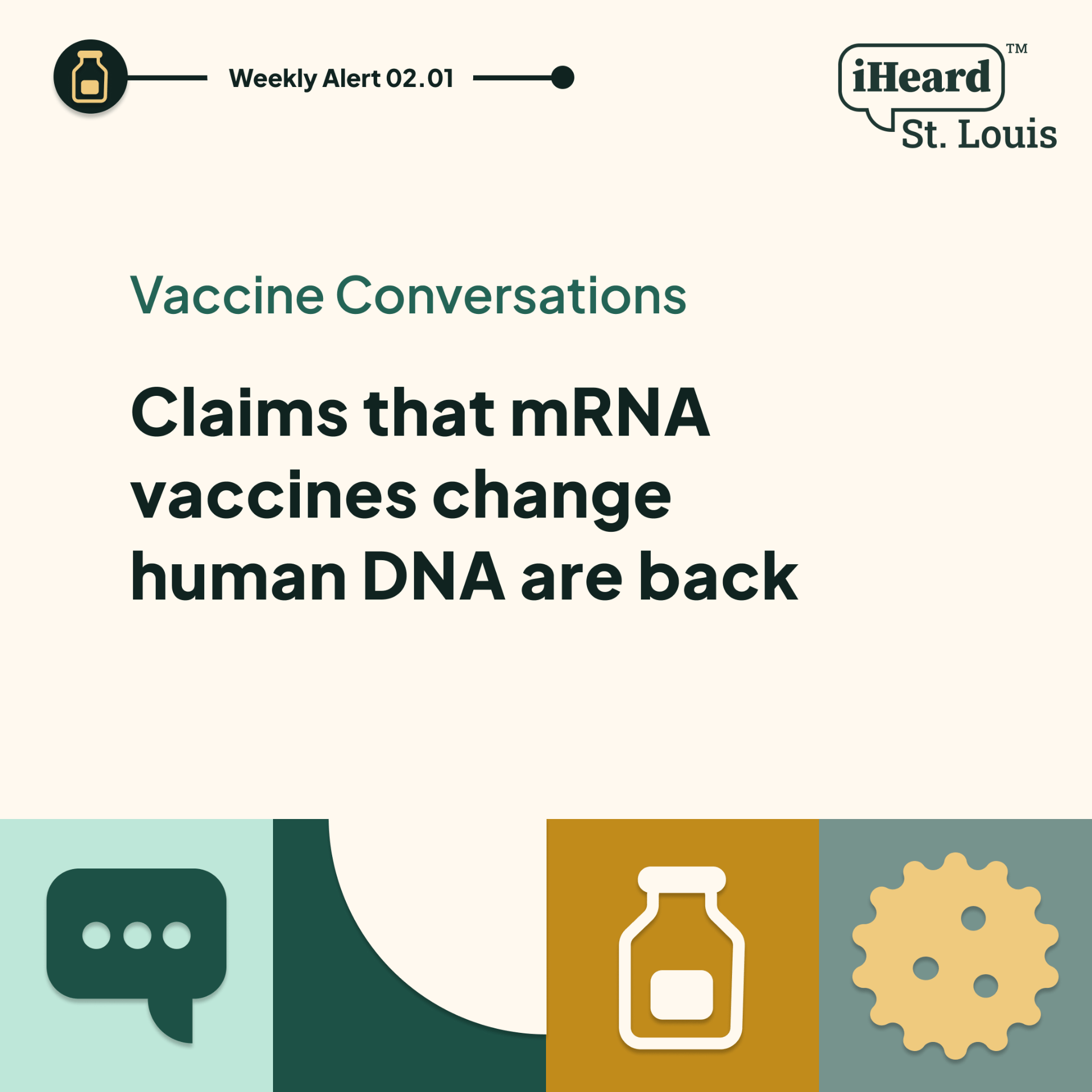 Claims that mRNA vaccines change human DNA are back