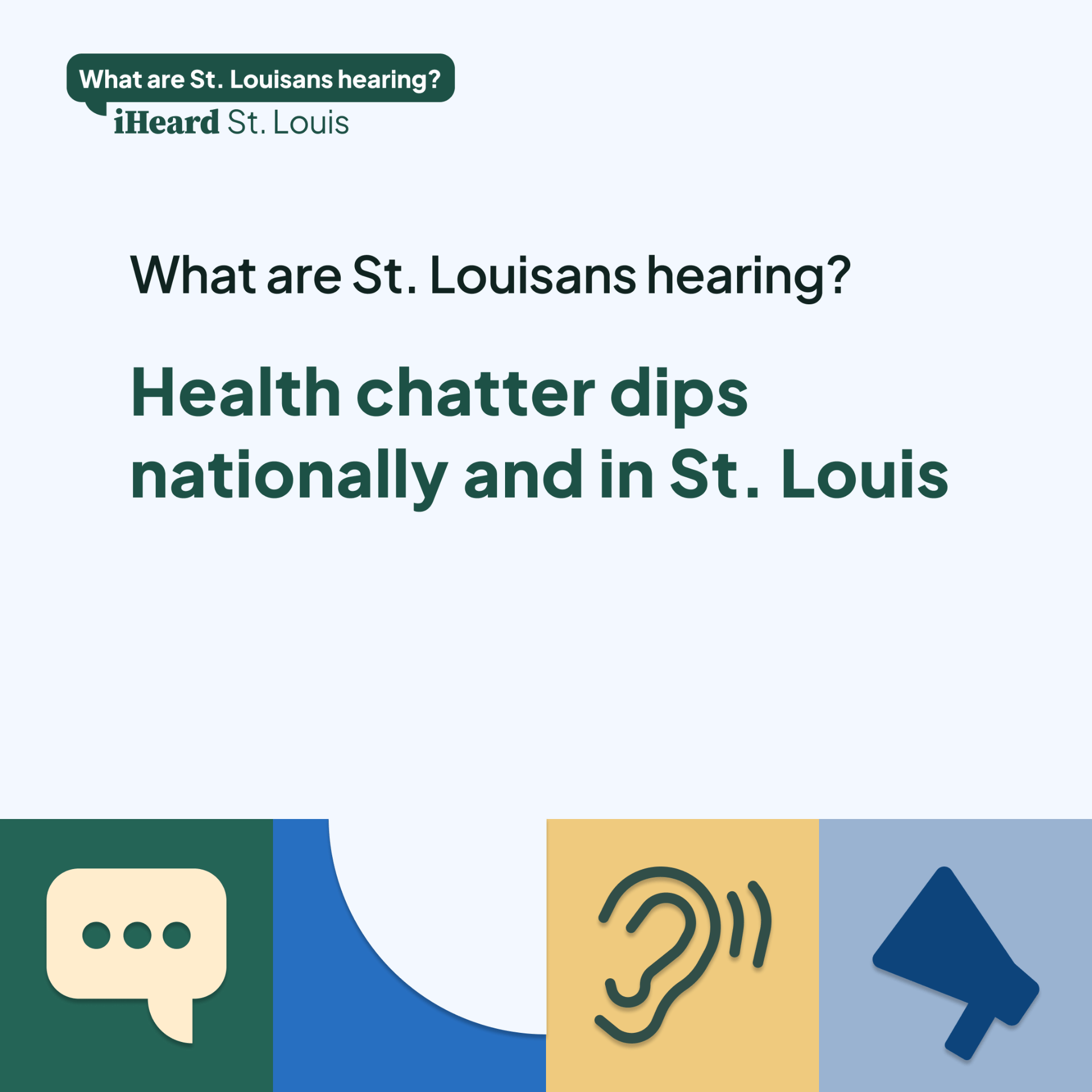 Health chatter dips nationally and in St. Louis